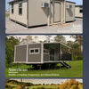 Modern Design Luxury Shipping Container House 20ft  Tiny Homes Prefab Houses Modular Prefabricated Mobile Home 3 Bedroom Price