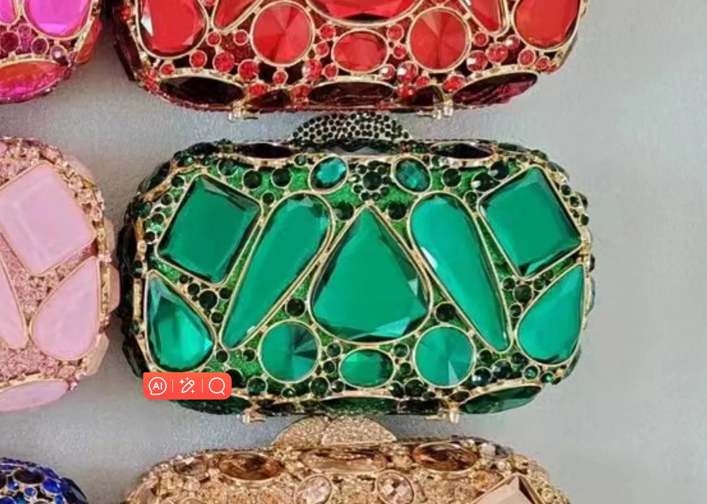 Women Rhinestone Evening Bags Luxury Designer Handbags Crystal Banquet Party Bags Fashion Dress Stone Bag Shiny Dinner Clutch