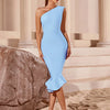 Elegant Bandage Dress Luxury Party Evening Club Night Cocktail Modest Holiday Bodcyon Celebrity Woman Clothes High Quality