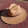 Fedora hat nubuck leather elastic webbing concave top wide brim hat for men and women autumn and winter hat  sombrero hombre