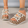 Women Slippers 2025 New Trend Shoes Summer Fashion Sandals Platform Woman Slippers Banquet Party Beach Sandals Slides Women