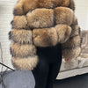 2025 MAOMAOKONG Natural Real Fox Fur Coat Women Winter Long Sleeve Luxury Raccoon Fur Jackets Thick Top Female Furry Coat Vest
