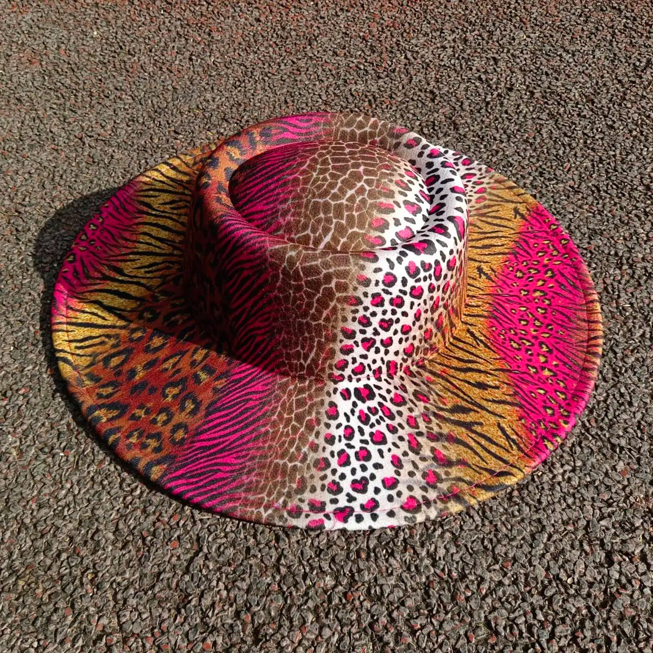Fedora hat nubuck leather elastic webbing concave top wide brim hat for men and women autumn and winter hat  sombrero hombre