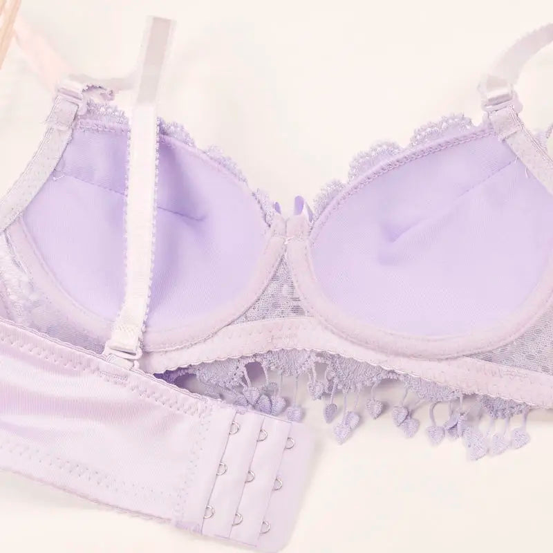 Midnite StarSolid Wireless Sexy Simple Push Up Bra Lace Floral Adjusted Bralette Lingerie Comfort Breathable Bras For Women