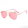 Kids Cute Sunglasses Metal Frame Children Sun Glasses Fashion Girls Outdoor Cycling Goggles Party Eyewear Photography Supplies