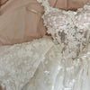 Cathy White Mini Tulle Prom Dresses Spaghetti Strap فساتين السهرة Customized Sleeveless Princess Flowers Vestidos De Noche 2024
