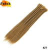 Synthetic Cheap Dreadlocks Hair Extensions For Women 18 Inch Full Hand-made Permanent Dread Loc Extension For Men 5 10 Strands