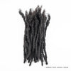 Loc Extension Human Hair 0.6cm Width 8inch 50 Strands Handmade Dreadlock Inter Extension Human Hair for Women/Men/Kids