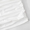 Sexy Metal Loving Heart 2 Piece Dresses Sets Halter Bandage Corset Tops and Mini Skirts Night Club Outfit White Black Streetwear