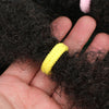 Afro Kinky Curly Hair Bulk Synthetic 12inch Ombre Marley Twists Braiding Hair #1B 4 27 30 33 99J Green Ombre Purple Brown Colors