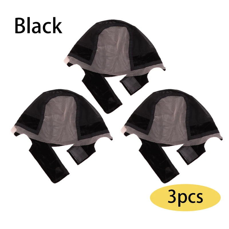 Female Headband Wig Cap Hd Lace Wig Cap For Wig Making U Part Wig Caps With Adjustable Velvet Wig Grip To Wear Wig Nude Hair Net