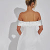 Mozision Off-shoulder Sequins Strapless Sexy Mini Dress Women Fashion Sleeveless Backless Sparkle High Waist Club Sexy Dress