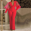 Ladies Elegant Office Jumpsuit Romper For Women 2023 High Waist Wedding Overalls Sequins Bodycon Long Sleeve Party Jumpsuit Club