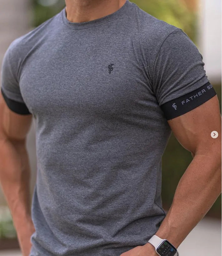 Men's Summer Round Neck Short Sleeve Loose T-Shirt