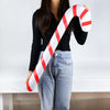 90cm Inflatable Christmas Candy Cane Balloon Walking Sticks 2023 Xmas Decoration for Home 2024 New Year Party Supplies Kids Gift