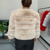 Damenmode Kunstpelzmantel superheiß Herbst Winter Damen kurze Kunstfuchsjacke flauschig hohe Qualität 7XL Damen Pelzmäntel