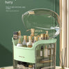 Transparent Desk Makeup Organizer Box Large Capacity Cosmetic Jewelry Storage Drawer Bathroom Dressing Table Sundries Container