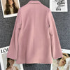Spring Autumn High Quality Long Sleeve Female Blazer Double Button Jacket Ladies Business Work Wear Formal Coat Women Outerwea