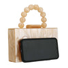 Luxury Crossbody Bag Pearl Marble Dark Green Acrylic PVC Evening Bags Women Purses And Handbags Wedding Party Beach Flap