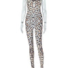 Joskaa Leopard Print Jumpsuits Women Hipster Sexy Spaghetti Strap Sleeveless Body-Shaping Rompers 2025 Party Clubwear Streetwear