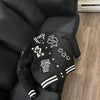 Retro Gothic Alphabet Embroidery Oversized Motorcycle Uniform Baseball Uniform Men's Y2K New Trend Harajuku Hip-Hop Joker Jacket