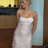 Sexy Stain Long Dress Women Patchwork Solid Tube Top Sleeveless Party Dresses 2025 Summer Lady Slim Vacation Backless Robes