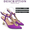 Spot Goods Red Color 2024 New Arrival Special Design Women Party Shoes Matching Bag Set For Luxury Wedding Party Women