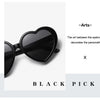 New Love Heart Shaped Polarized Sunglasses Women Fashion Cute Retro Vintage Gradient Sun Glasses UV400 Protection Unisex Eyewear