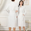 100% Cotton Couples Long Thick Absorbent Terry Bath Robe Kimono Men Light Weight Towel Bathrobe Sleepwear Women Hotel Gown Robes