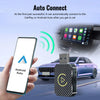 USB Car Dongle Plug&Play Wireless Carplay Android Auto Adapter 2 in 1 Mini Box BT WiFi for OEM Wired CarPlay/Andriod Auto Cars