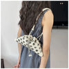 Portable Metal Stud Rivet Shoulder Bag Spicy Girl Chain Y2k Underarm Bag Punk Style Handbag Drawstring Crossbody Bag Daily