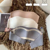 4PCS Women Strapless Bra Seamless Tube Tops Breathable Wireless Wedding Brassiere Push Up Bras Sexy Female Lingerie Invisible