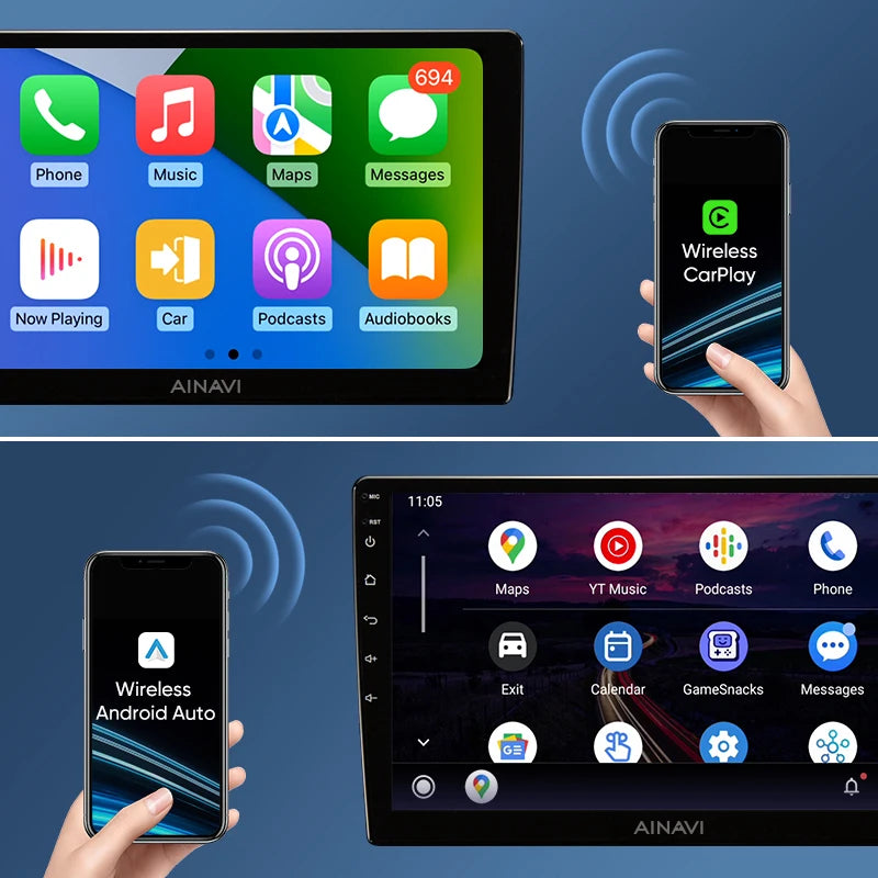 Ainavi Car Radio For Peugeot 307 CC 307CC 307SW 2002 - 2013 Wireless Carplay Android Auto Stereo Multimedia Player 4G 2 Din