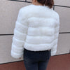 Damenmode Kunstpelzmantel superheiß Herbst Winter Damen kurze Kunstfuchsjacke flauschig hohe Qualität 7XL Damen Pelzmäntel