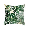 45cm Cushion Case Removable Polyester Green Plant Print Pillowcase Tropical Leaf Cactus Monstera Throw Cushion Cover Home Decor