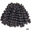 Synthetic Ombre Braiding Hair Jumpy Wand Curl Crochet Braids Hair Extension for Black Women Jamaican Bounce Curly Hair For Women