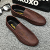 Men Casual Shoes 2024New Men's Loafers Comfortable Flat Casual Shoes Men Breathable Moccasins Slip-On Soft Leather Driving Shoes