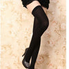 Sexy Black White Soild Color Long Socks Women Over Knee Thigh High Over The Knee Stockings Lolita Ladies Girls Warm Knee Socks