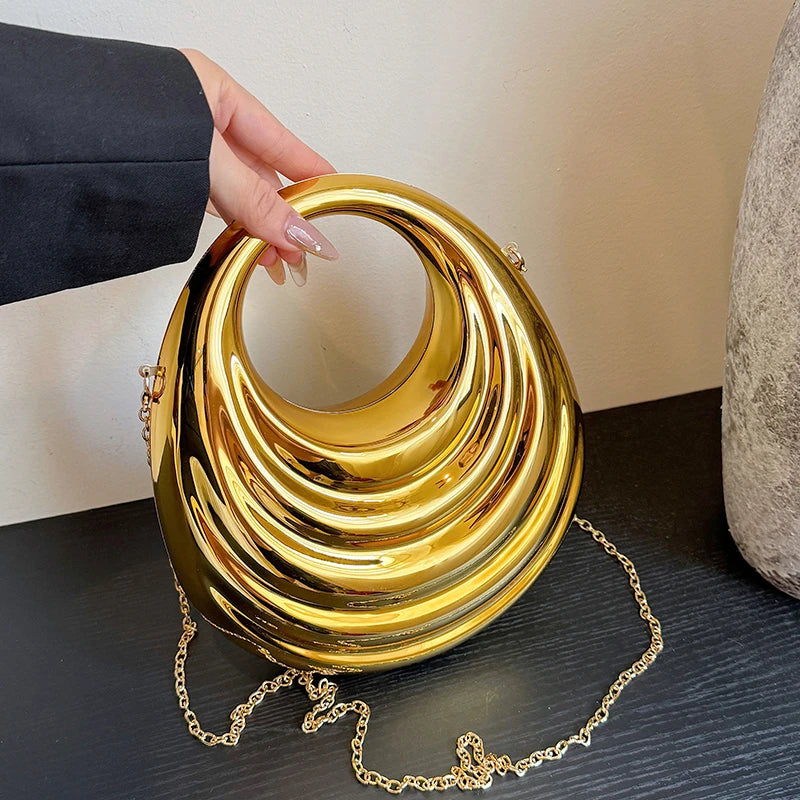 Acrylic Evening Clutch Bag Women Luxury Shoulder Bag Handbag And Crossbody Bags Fashion Party Prom Wedding Shiny Design Purse