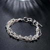 925 Sterling Silver elegant Grape beads Bracelet necklace earrings Jewelry set for women Fashion Party wedding accessories Gifts