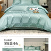 Embroidery Bedding Sets Egyptian Cotton Bed Sheet Set Luxury Duvet Cover Bedsheet Bed Linen Pillowcase 5 Stars Hotel Bedclothes