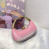Luxury Brand Evening Clutch Acrylic Shell Bag Ladies Handbag Fashion Shoulder Bag Half-moon Design Wedding Purse Party Handbag