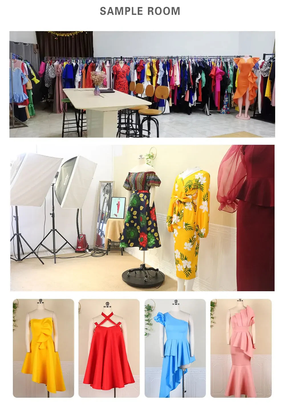 Elegant Women's Office Dress Round Neck Ruffle Edge Long Sleeved Dresses Formal Business Color Blocked Line Workwear New Style