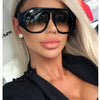 Fashion Model Ocean Yellow Square Sunglasses Women Luxury Brand Oversized Shades Pearl Chic Sun Glasses For Female Men Oculos