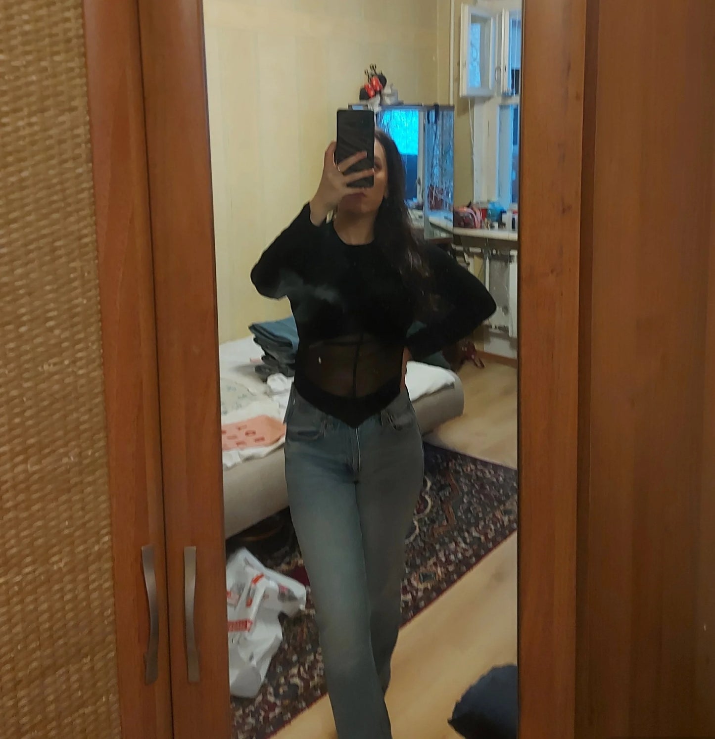 Summer Women T Shirt Girls T-Shirt Woman Clothes Long Sleeve Tops Spring Black Slim Tshirt Female Crop Top Tee Sexy Skinny Y2k