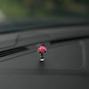 Dainty roses car center console window ornament mini cure car accessories ladies car personality beautiful interior ornaments