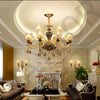 Chandelier Living Room Grand Luxury Crystal Lamp Dining Room Bedroom Decoration French Retro Chandelier Lighting Fixtures