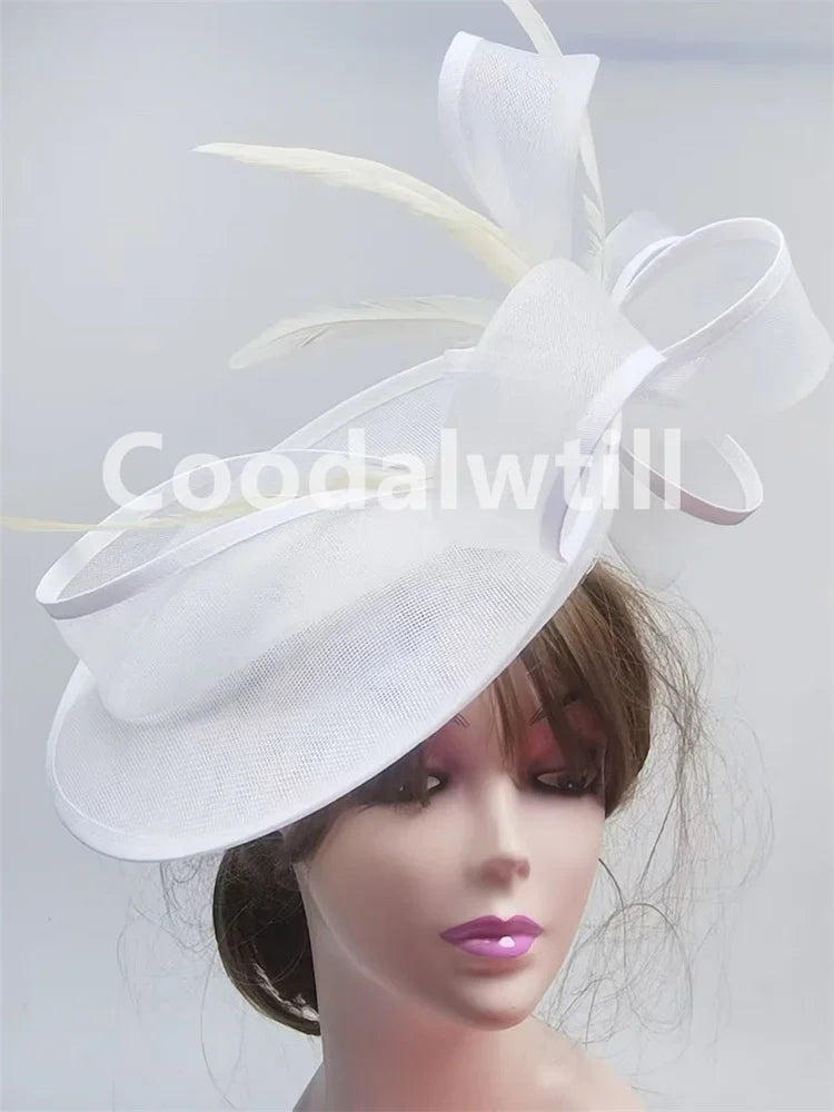 Mesh Fascinator Headpiece Women Formal Event Derby Headpiece Ladies Eleagnt Mariage Millinery Cap Fashion Wedding Fascinator Hat
