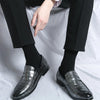 High Quality Leather Shoes Men British Style Wedding Business Brogue Shoes For Men Size 48 Men's Dress Shoes Formal Leather Male