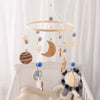 Baby Bed Bell Wood Mobile Toddler Rattles Toys Crib Bell Rattles Boho Style Kids Musical Toys 0-12 Months For Baby Newborn Gifts